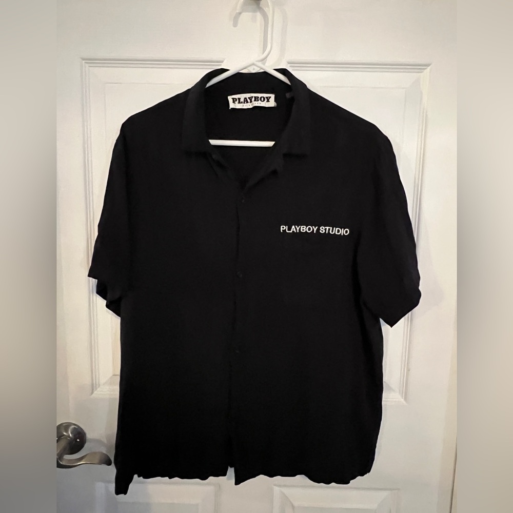 Black Men's Shirt Playboy brand